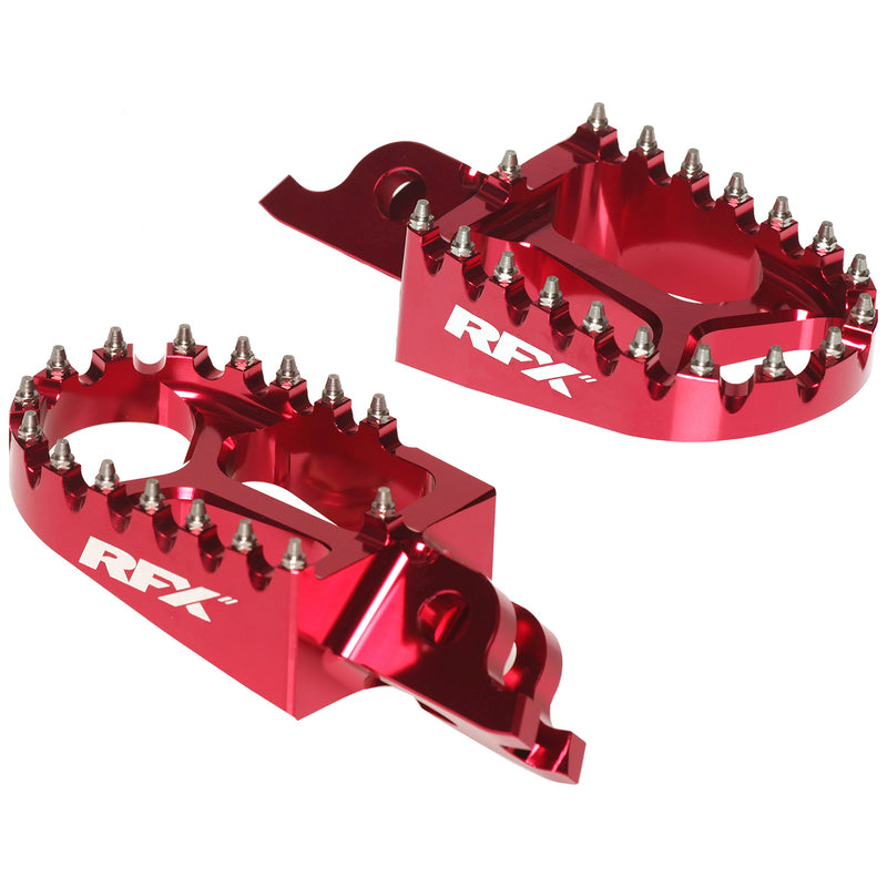 RFX Pro Footstrests - Red FXFR5030099rd