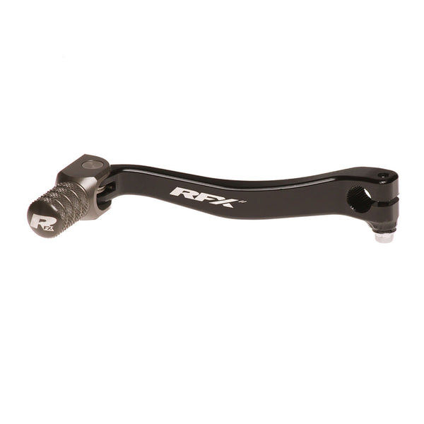 RFX Flex+ Factory Edition Gear Pedal (Schwarz/Hart eloxiertes Titan) - Kawasaki KXF450 FXGP2120199HA 