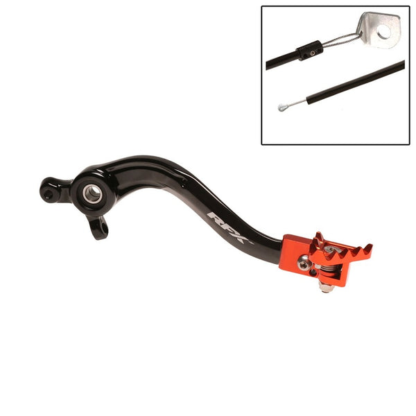 Foie de frein arrière RFX Pro Ft (noir / orange)) FXRB5040099OR