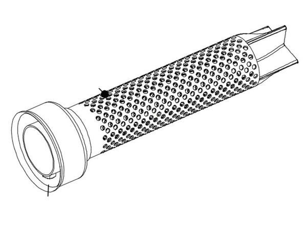 MIVV reservdel DB Killer DK.152 för GP Pro Exhaust 50.DK.152.0, perforerad ljuddämpare i metall för avgassystem.