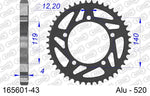 AFAM en aluminium arrière parlé 165601 - 520