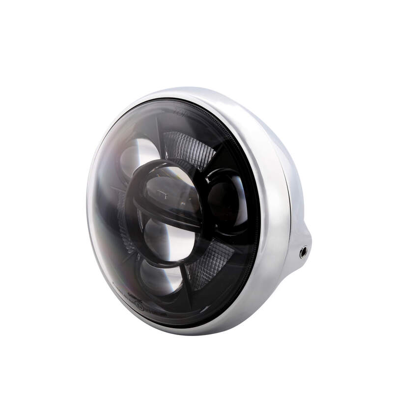 Highsider Britse stijl Type 11 7 inch LED-koplamp met TFL 223-295