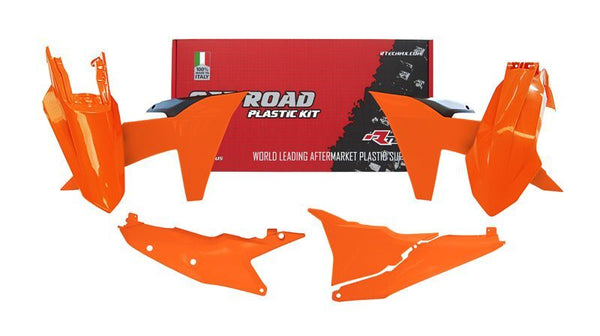 Racetech Plastic Kit met linker luchtblikken paneel-zwarte en oranje R-Kitktm-AR0-524