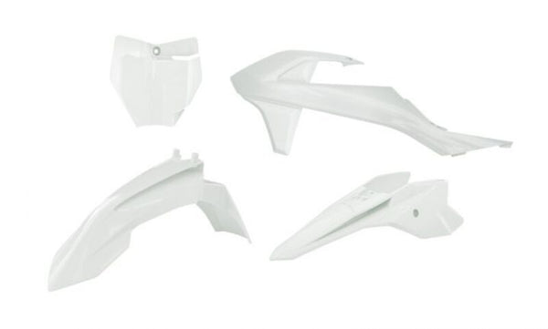 Kit en plastique Racetech 4-parties-White R-Kitktm-BN0-050