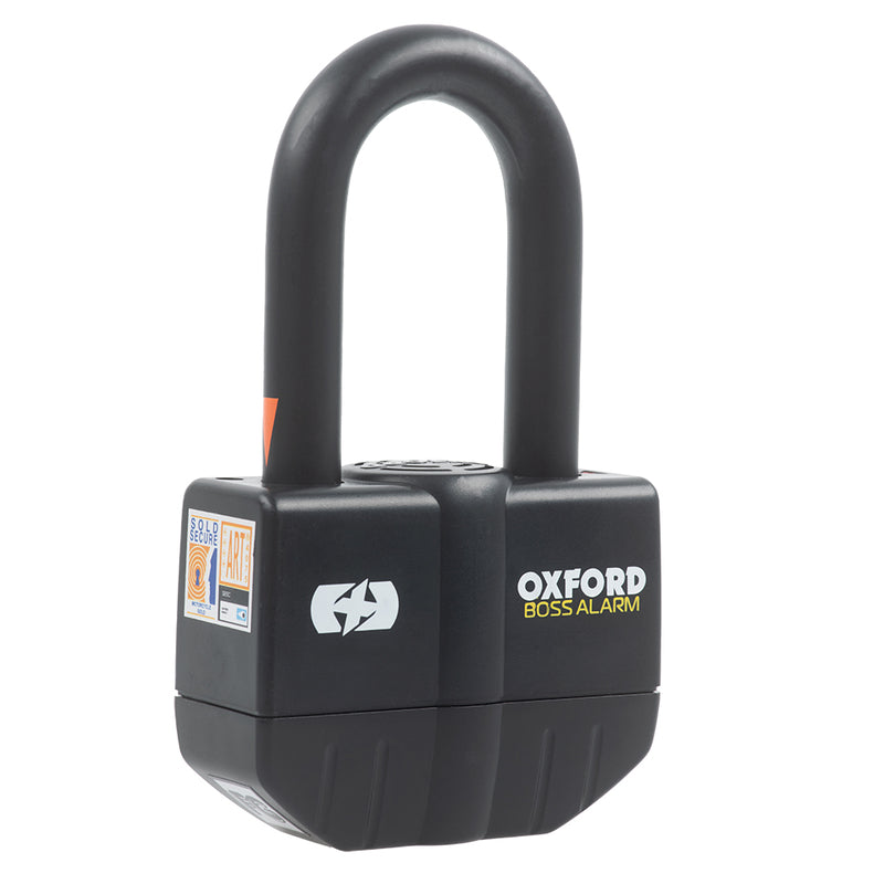 Oxford Boss Alarm Lock 16 mm + chaîne 12 mm x 1,2 m LK480