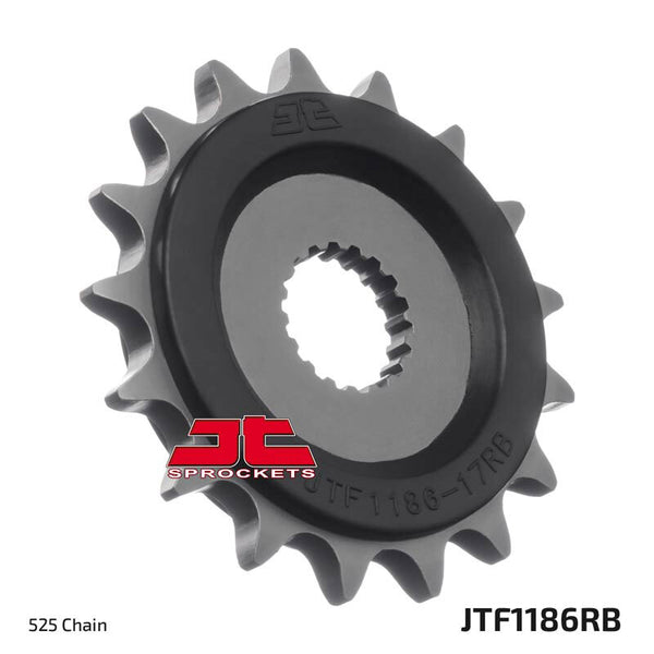 JT Sprock's Steel Noise -Free Front Sprock 1186 - 525 JTF1186.17RB