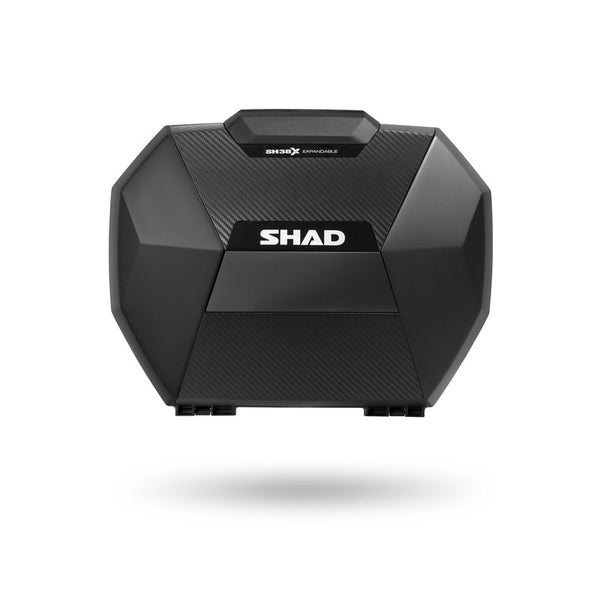Shad SH38X CO2 -uitbreidbare sidebags - Black & Carbon (D0B38106)
