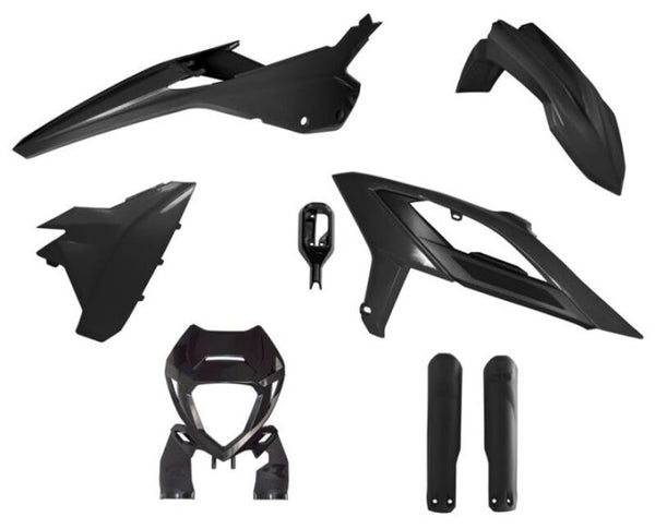Racetech Plastic Kit 6 delen zwart tot Beta R-Kitbet-NR0-623
