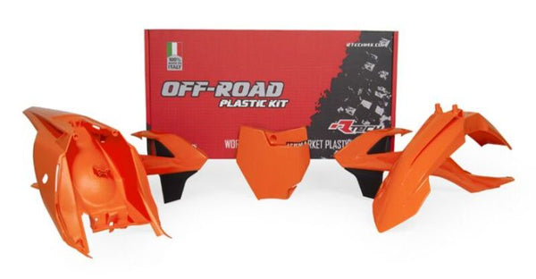 Kit en plastique Racetech-4 pièces orange pour KTM R-Kitktm-AR0-500