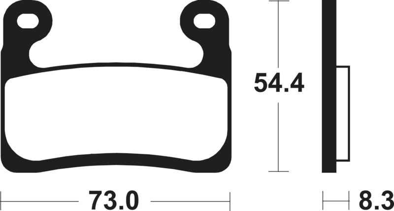 Tecnium Street Performance Sintered Metall Bremsbeläge - MF460 1127819