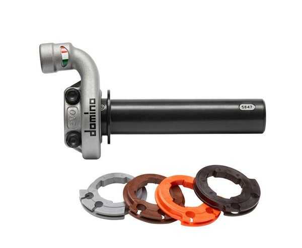 Domino KRK EVO-gasbediening zonder grepen voor 4T-motorfietsen 5214.03-01