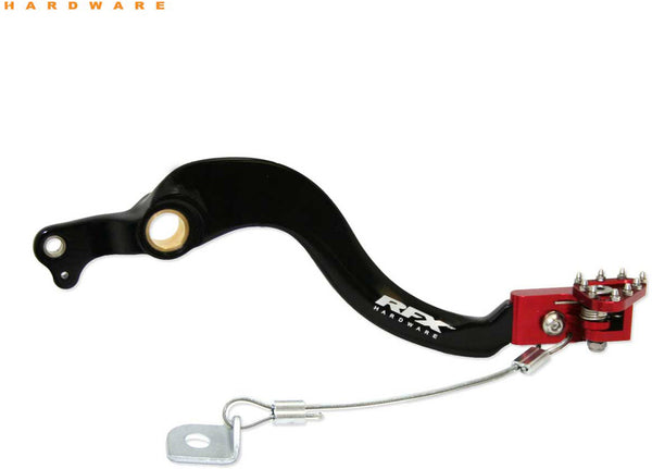 Pédale de frein arrière RFX Pro FT - noir / rouge FXRB1090099RD