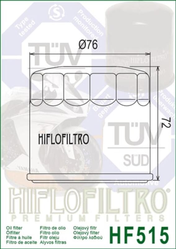 Filtre d'huile Hiflofiltro - HF515 HF515