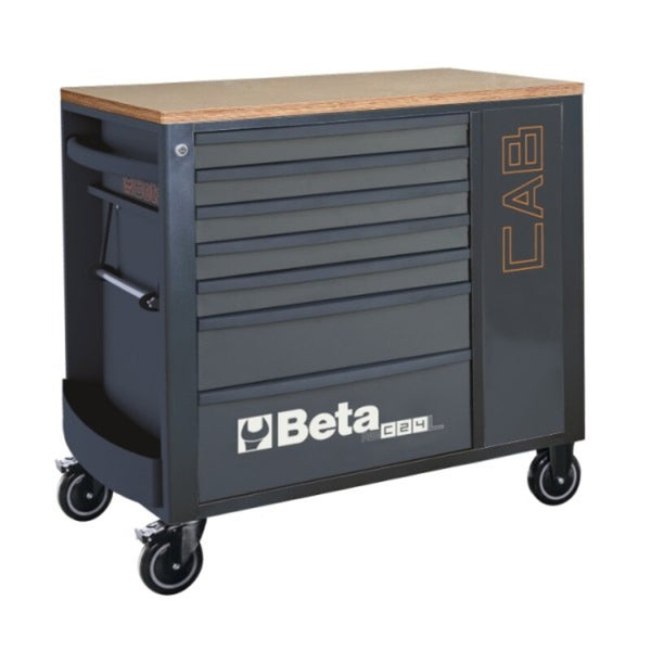 Beta RSC24L Cabin à rouleaux mobiles 7 tiroirs + assortiment de 248 outils RSC24L-CAB-A