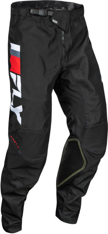 Fly Racing Kinetic Prix Youth Pants - Rood/Gray/White 377-43218