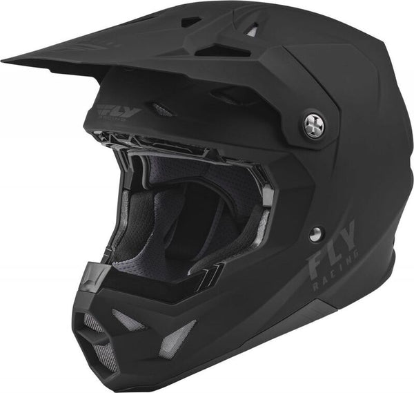 Formule de course à la mouche CP Casque de jeunesse solide - Matte Black 73-0025yl