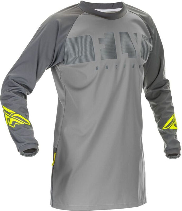 Fly Racing Windproof Jersey Gray/Hi-Vis XL 370-8018X