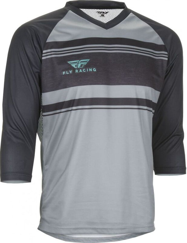 Fly Racing Ripa 3/4 MTB Jersey - Gray/Black 352-0777XL
