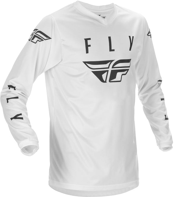 Fly Racing Universal Youth Jersey - White 374-995yx