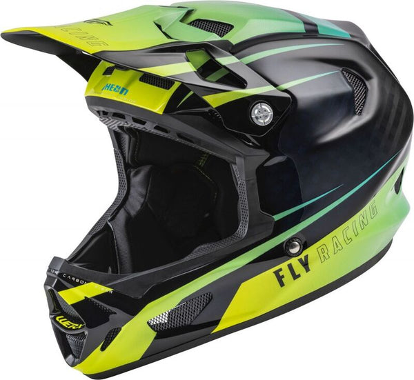 Fly Racing Werx-R casque Hi-Vis / Teal Carbon XL 73-9223X