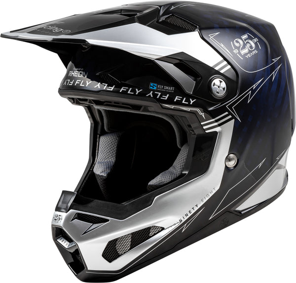 Formule de course à la mouche Smart Carbon Legacy Casque - Blue Carbon / Silver 73-448X