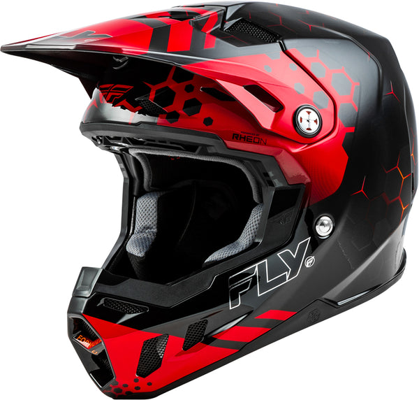 Fly Racing Formula CC Tectonic Helmet - Black/Red/Orange 73-4331x