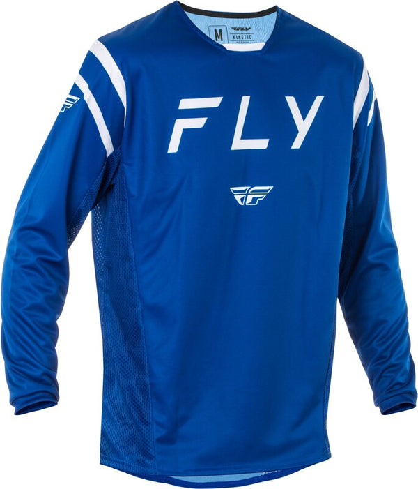Fly Racing Kinetic Center Jersey - Navy/White 378-521M