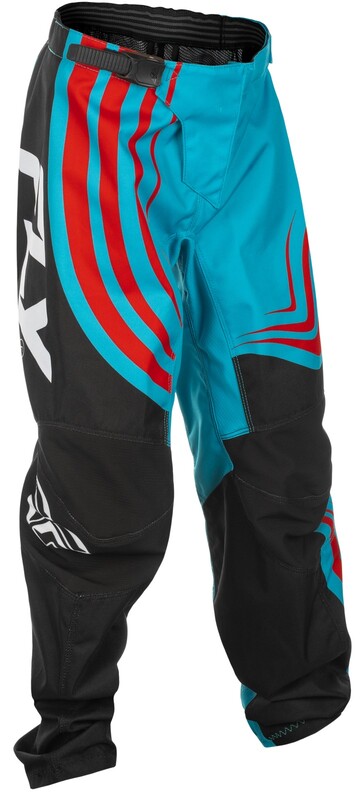 Fly Racing F-16 jeugdpants-cyan/zwart/rood 378-23120