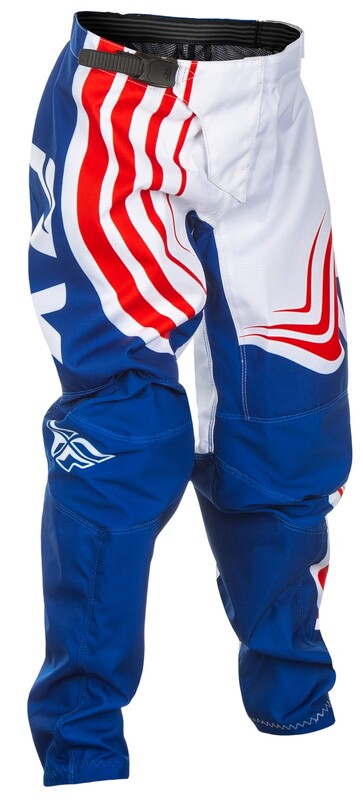 Fly Racing F-16 jeugd broek-rood/wit/blauw 378-23220