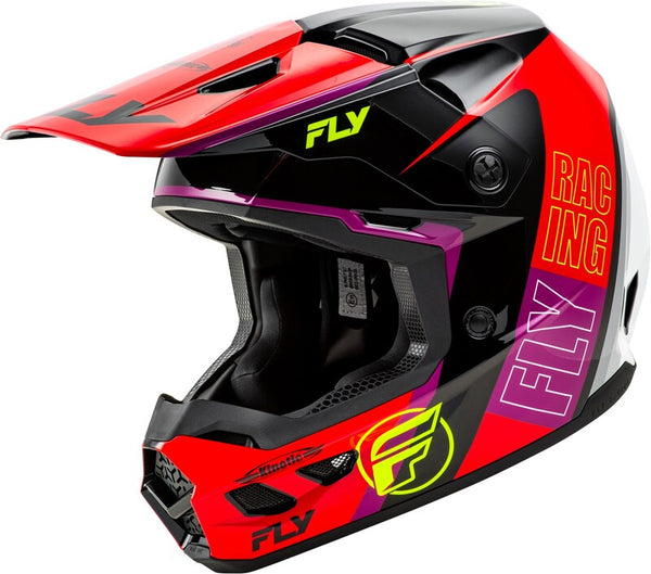 Fly Racing Kinetic Rally Helmet - Red/Black/White 73-8664S