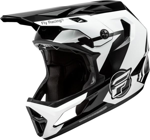 Fly Racing Rayce Bicycle Casque - noir / blanc / gris 73-3609L