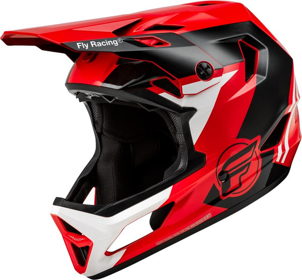 Fly Racing Rayce Bicycle Casque - rouge / noir / blanc 73-3611l