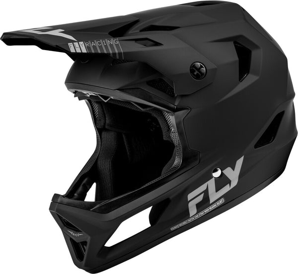Fly Racing Rayce Fietshelm - Mat Black 73-3613X