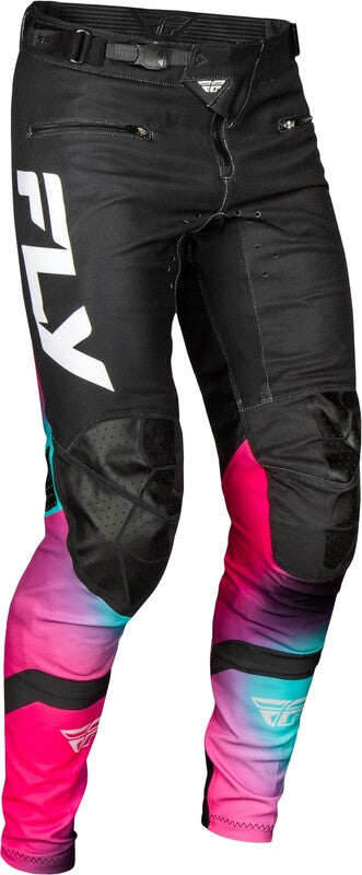 Fly Racing Rayce Bicycle Youth Pants - Fuschia / Black / Teal 378-06124