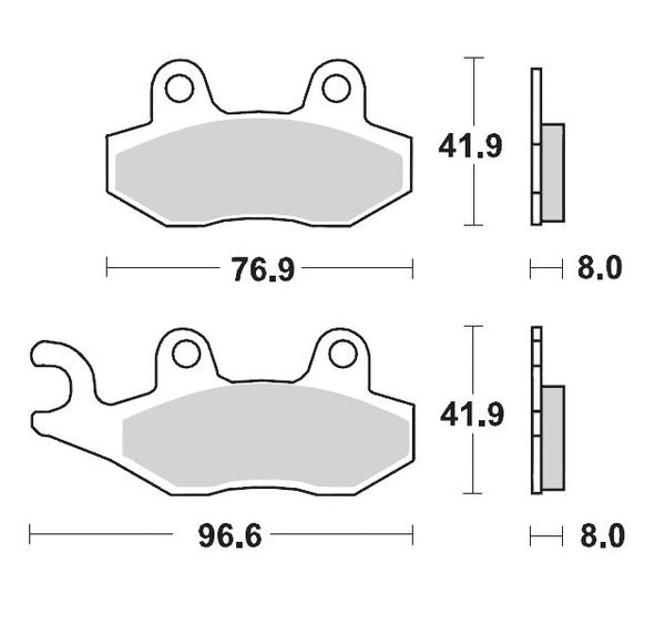 Moto-Master Brake Pad Ceramic 402904