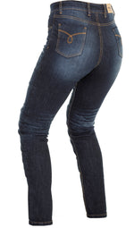 Richa Lady Kevlar Mc-Jeans Nora Navy Slim Fit fit