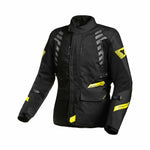 Macna Laminated Textile Motorcycle Jacket Ultimax Black / Flu 