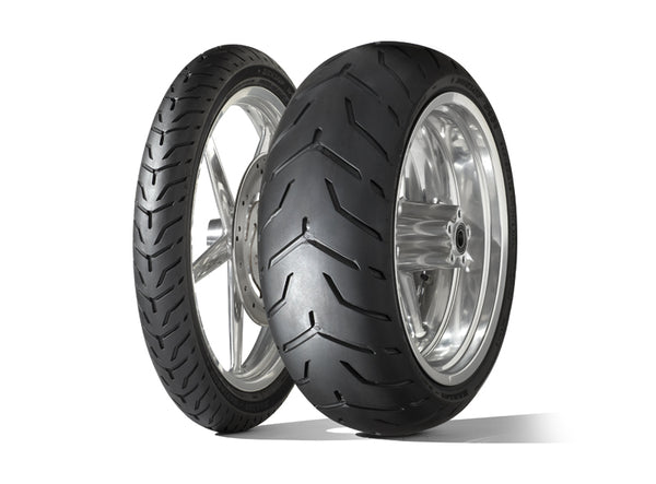 Dunlop Tire D408 F SW (Harley-D) étroite-blanc-sgewall 130/80 B 17 m / c 65H tl