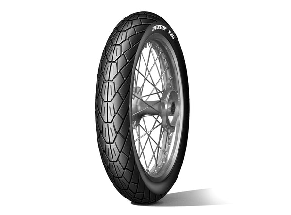 Dunlop Tire F20 Wlt White Letters 110 / 90-18 M / C 61V TL