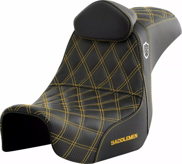 Seat Saddlemen SDC Perf Gripper W / Br Gol SC80604GOLRT