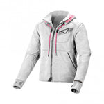 Macna Lady Kevlar Mc-Hoodie Distrikt Grau