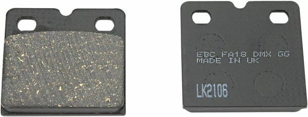 EBC Brake Pad FA ziet er organische FA018 uit