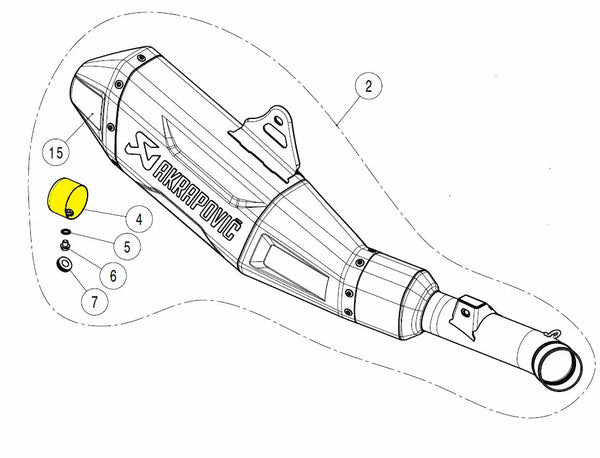 AKRAPOVIC RUIS VOCTEREN V-TUV349