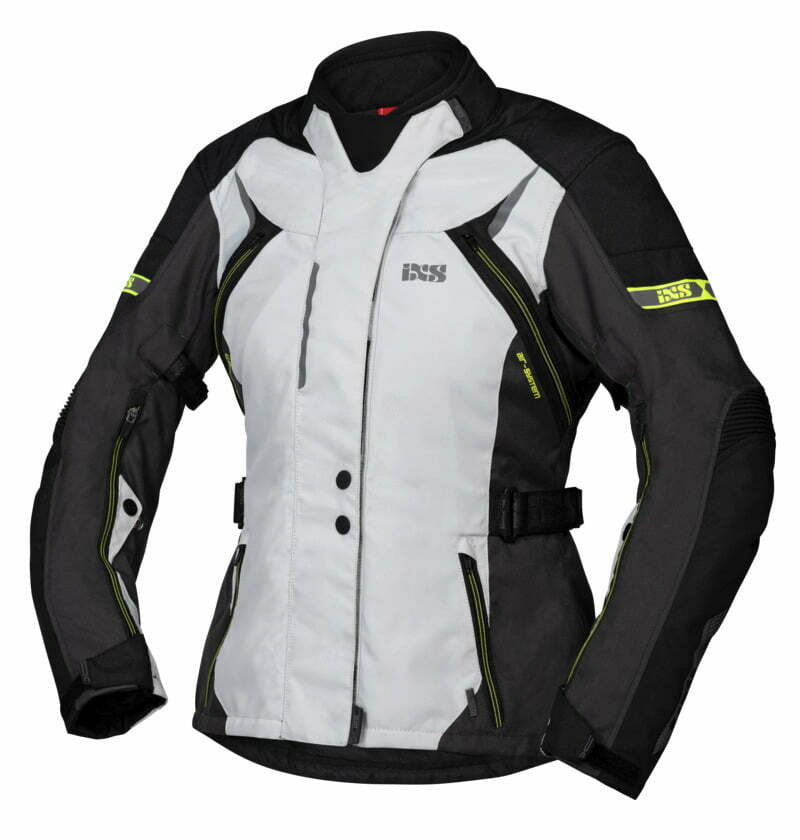 iXS Damen Textil Motorradjacke Liz ST Grau 