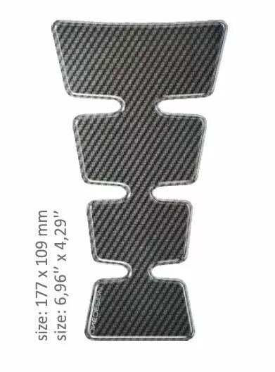 ONEDESIGN -tankkussen Goudvorm koolstof cgedcp