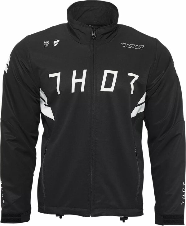 Thor JCKT Thor Warmup BK/WH XL 2920-0675