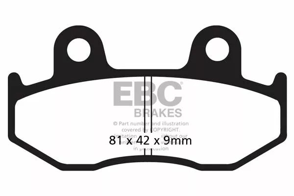 EBC -remblokjes koolstofcooter SFAC323