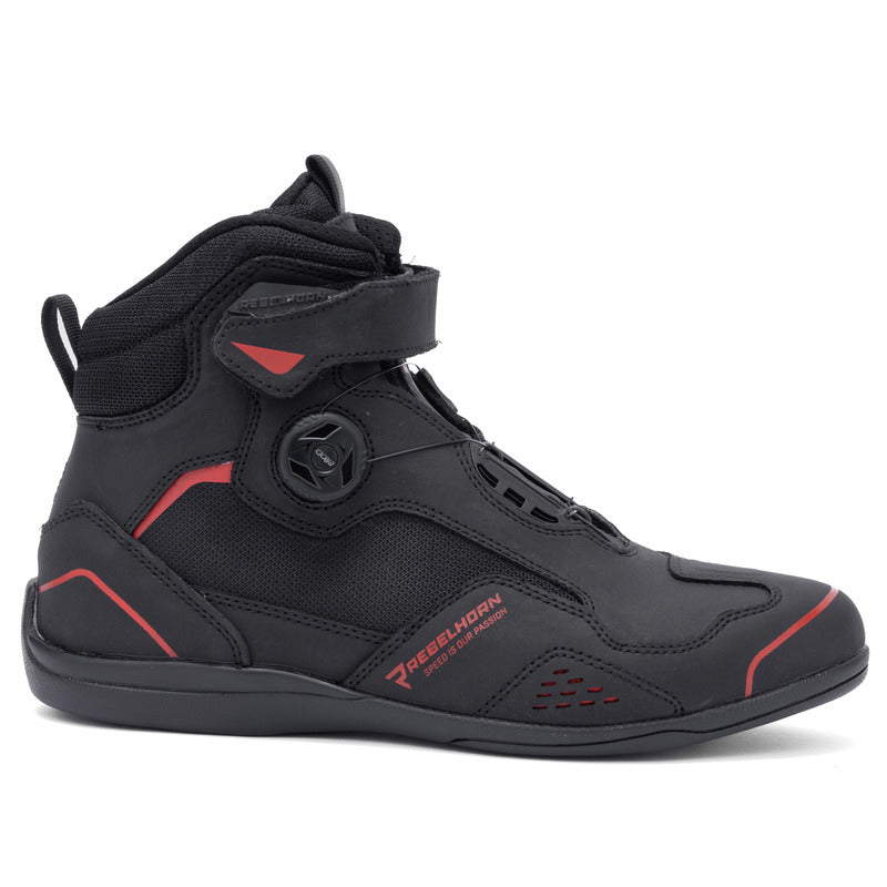 Rebelhorn Unisex MC Schuhe Spark II Schwarz /Rot