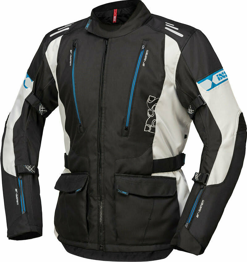 iXS Textile Motorcycle Jacket Lorin ST Black / Blue 