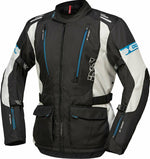 ixs textiel mc jas lorin st zwart /blauw